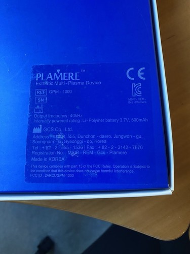 Plamere Plasma Fibroblast Pen/Esthetic Multi Purpose Device/Pre-owned. - Imagen 9 de 9