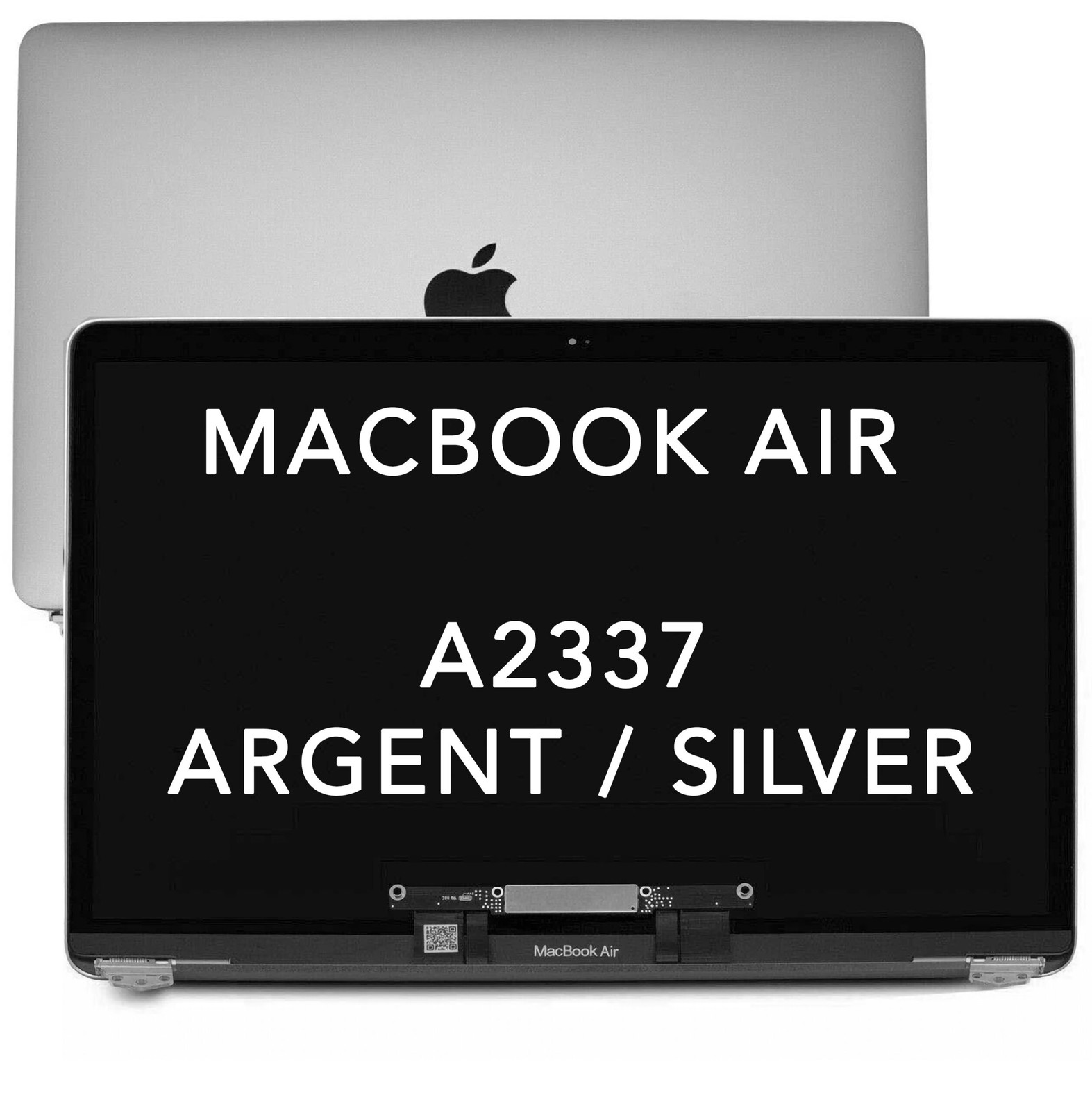 Écran MacBook Air A2337 Silver avec dalle Retina intégrale et webcam FaceTime HD