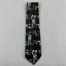 Vintage 1997 Looney Tunes Stamp Collection Black Necktie Bugs Bunny Daffy Duck