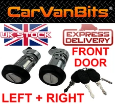 FOR PEUGEOT BOXER 94-06 FRONT DOOR LEFT RIGHT LOCK SET SWITCH BARREL KEY KEYS