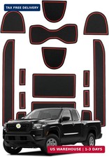 SHAOHAO for 2026 Nissan Frontier Door Slot Mats Fit for 2022 2023 2024 2025 2026