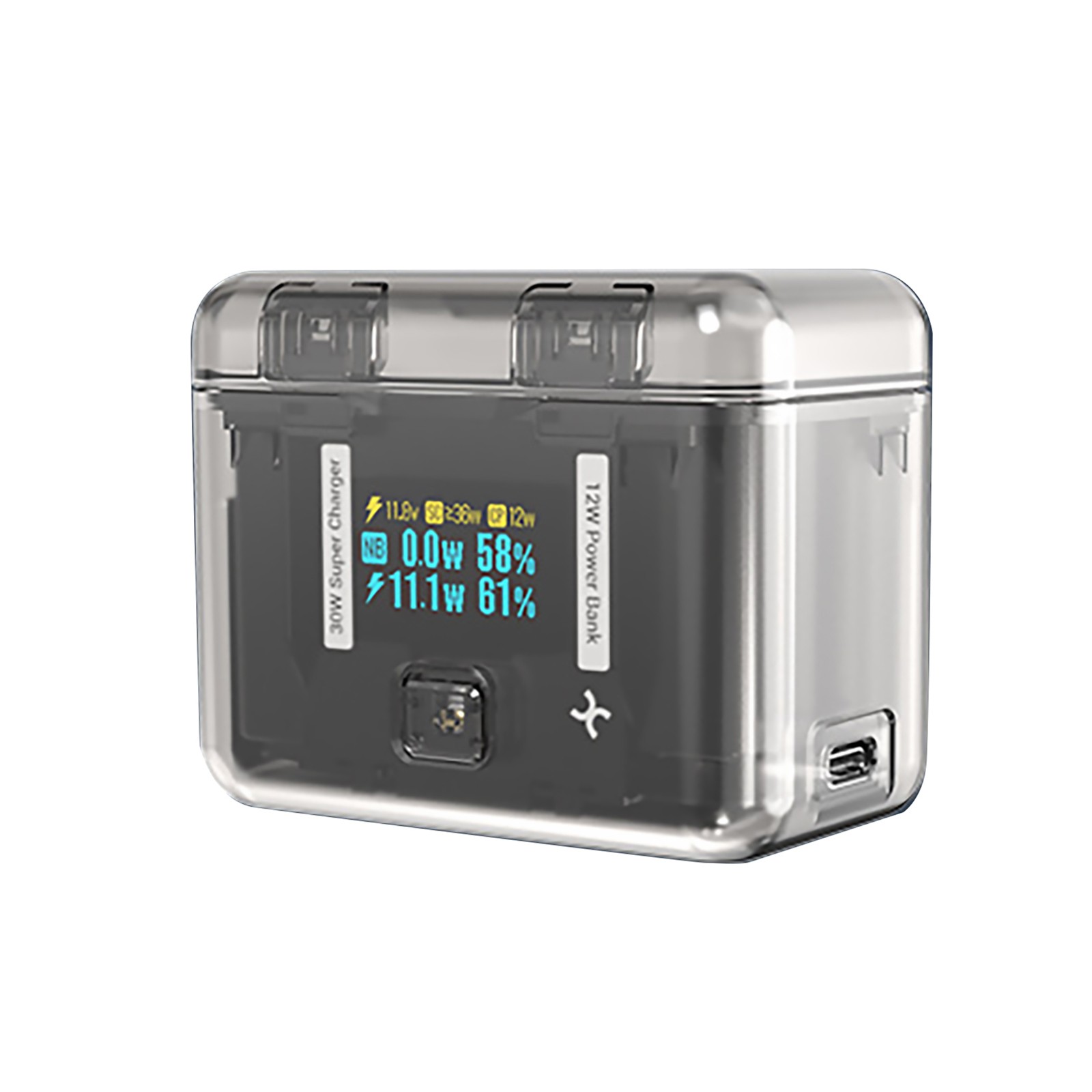 Smart Fast Charge Manager For Insta360 X4 Camera Battery 2-way Charger 3-in-1 thumbnail 2