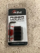 Aim Sports ML110 Riser Mount Black Anodized -Lifts by 0.83”—H63