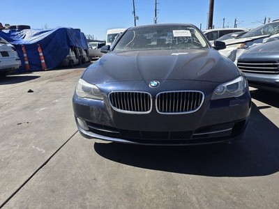 Passenger Rear Side Door Electric Green Tint Fits 11-16 BMW 528i 674277