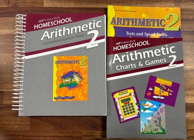 Abeka Arithmetic 2 Homeschool Curriculum Lesson Plans Set