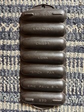 Vintage Griswold No. 273 Cast Iron Crispy Corn  Stick Pan 930 Erie - Excellent
