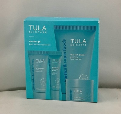 Tula Skincare On the Go Best Sellers Travel Kit - 4 Piece Set BRAND NEW