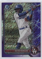 2022 Bowman Chrome Prospects Purple Shimmer Refractor 197/250 Rayne Doncon 0tk7
