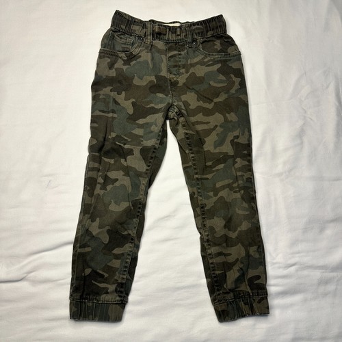 Levi's Joggers Kids Boys Size 16 Reg Camouflage Elastic Waistband Camo Pants - Picture 2 of 9
