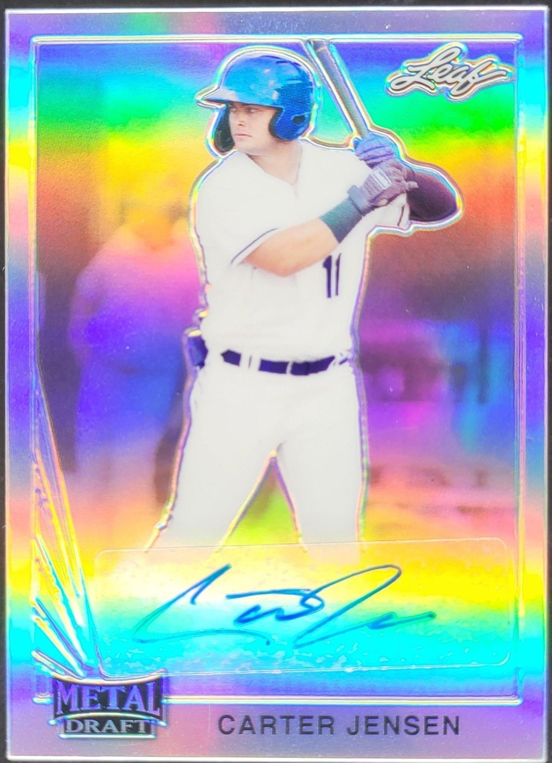 2021 Leaf Metal Draft - Carter Jensen #LA-CJ1 for sale | eBay