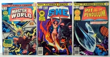 Marvel Classics Comics Lot of 3 #21, 24, 28 (1977) Marvel Comics 1st Print