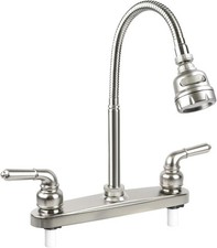 RV Kitchen Faucet,Camper Faucet Kitchen Replacement RV Sink Faucets,8 inch  w/