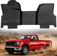 Front Floor Mats For 2015-2027 Ford F-150 Regular Cab Front Row Only Single