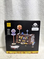 SpongeBob Krusty Krab Undersea Restaurant Toy Set. 1215 Pcs