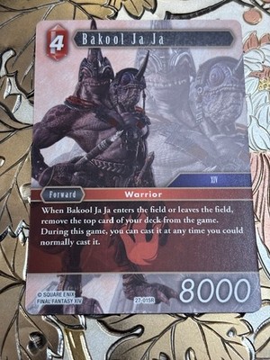 Final Fantasy TCG Bakool Ja Ja Rare Journey of Discovery 27-015R Normal