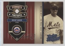 2004 Donruss Leather & Lumber Pennants/Pinstripes /2499 Dwight Gooden #PP-4 0x8t