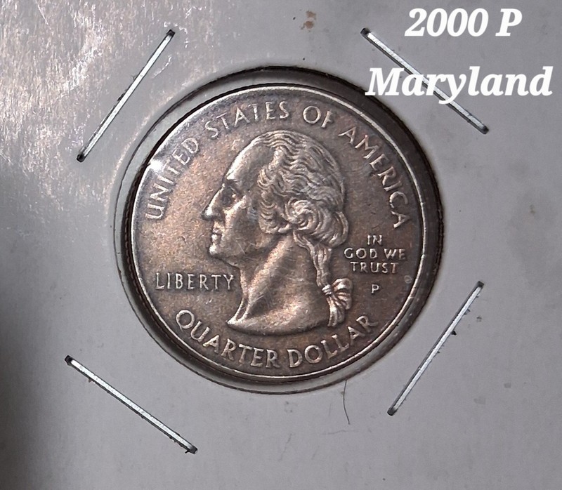 2000 P Maryland State Quarter (Mint Clad Error)!