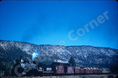RGS Eisenbahn 74 auf Ausflugszug bei Hagen's 9-1-51 35mm Dia Chione (4163)