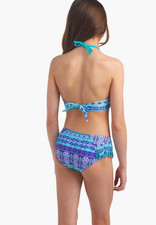 Kanu Surf Girls' Mahina UPF 50+ Beach Halter Bikini 2-Piece Swim Sz 10 7620