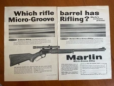 Vintage 1959 Marlin Micro Groove Rifling Print Ad Golden 39 A Model Ad