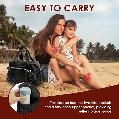 Traveling Diaper Bags Portable Baby Bag with Pacifier Case for Babies qiHtc - Picture 11 of 27