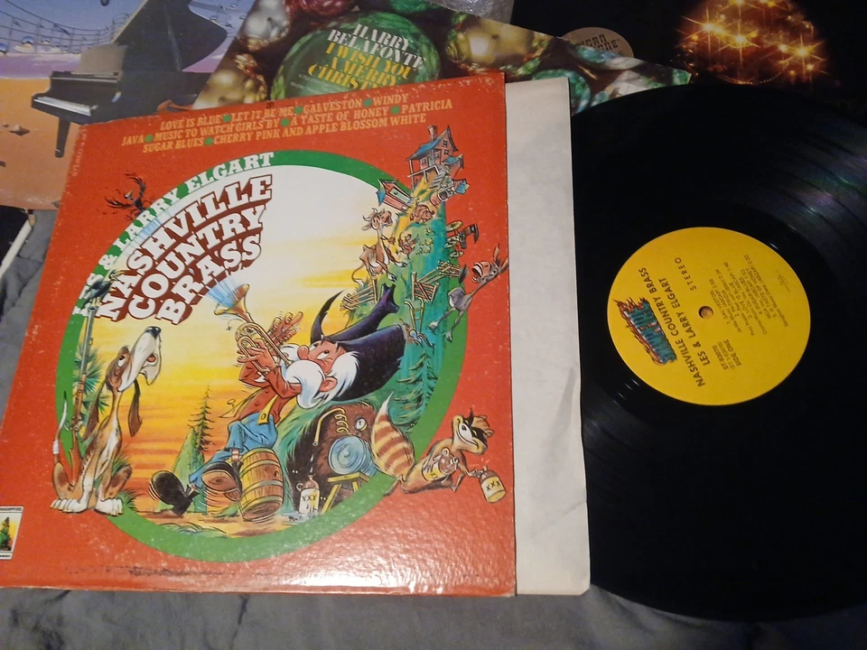 CHRISTMAS 3 LP LOT COUNTRY, MANNHEIM STEAMROLLER, HARRY BELAFONTE, ALL VG+to NM- Foto 2 de 4