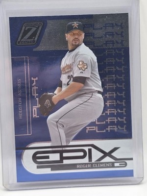 2005 Donruss Zenith - Epix Roger Clemens #E-12 Blue Play /500