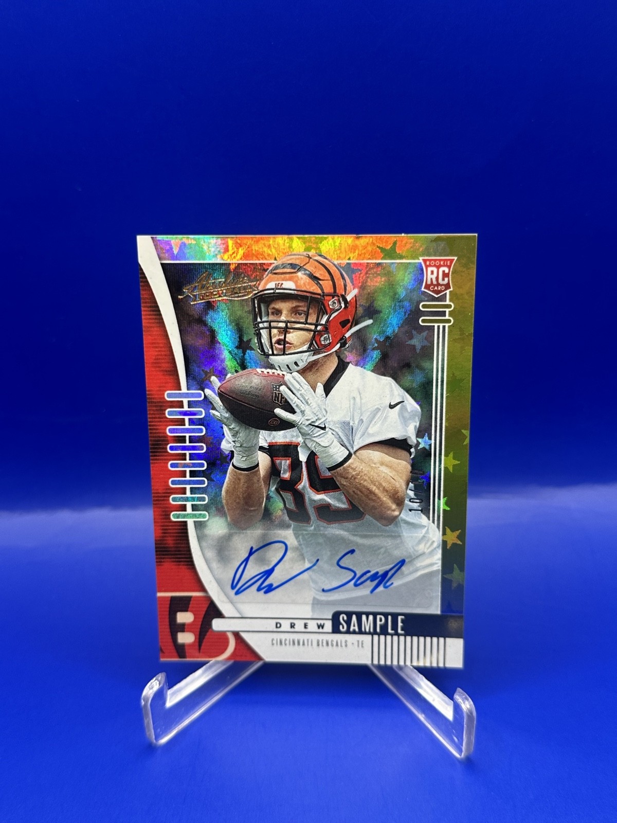 Drew Sample Panini Absolute #180 Autograph Spectrum Gold