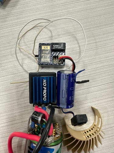 KO PROPO ESC, Receiver, Servo & Atlas Motor - Fits Tamiya Kyosho Schumacher - Bild 8 von 9