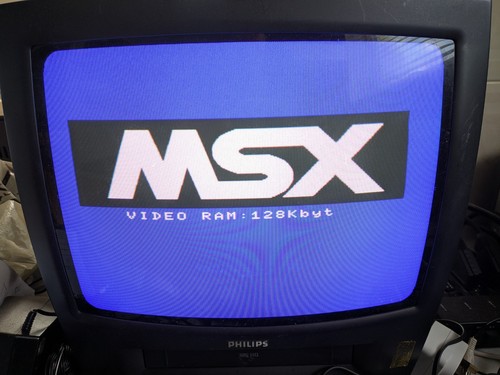 MSX 2 vintage komputer PHillips NMS 8245 + zielony beret gra ROM - Zdjęcie 12 z 14