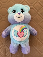 Care Bears Dream Bright Bear Rainbow Heart Plush Stuffed Animal Toy