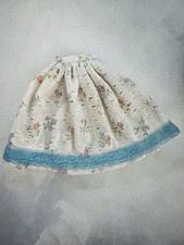 Vintage Skirt Floral Lace Midi A-Line Cottagecore Garden fairy Prairie