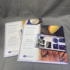 Creative Memories Lot of 7 Cutting Patterns 3 Circle  4 Oval Sizing Templates