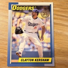 2025 Topps Series 1 - 1990 Topps Baseball Clayton Kershaw #T90-61