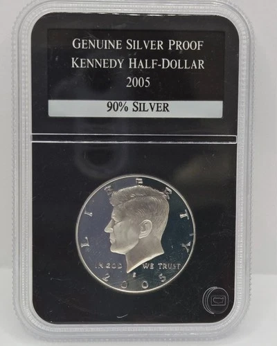 2005 S Silver Proof Kennedy Half Dollar - PCS Stamps & Coins