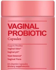 60 Capsule Women's Probiotic Capsules, 60-Day Supply, Vaginal pH Balance, Odor