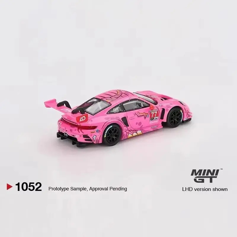 MINI GT 1052 1:64 Porsche 911 Gt3 R 77 Rexy Roxy Alloy Diecast Car