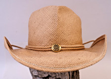 SHADY BRADY "FLEXIBLE STRAW" COWBOY HAT - NEW OLD STOCK - SIZE X SMALL