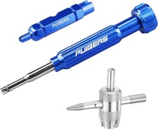 Tire Valve Stem Removal Tool Kit 3-piece Set Presta And Schrader Valve Core Rem Tire Valve Stem Removal Tool Kit 3-piece Set Presta And Schrader Valve Core Rem