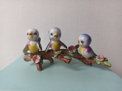 Vintage Japan Norcrest Vögel auf einem Ast