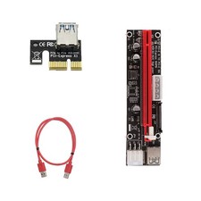 PCI-E 1x to 16x Powered USB3.0 GPU Riser Extender Adapter Card Board Cable