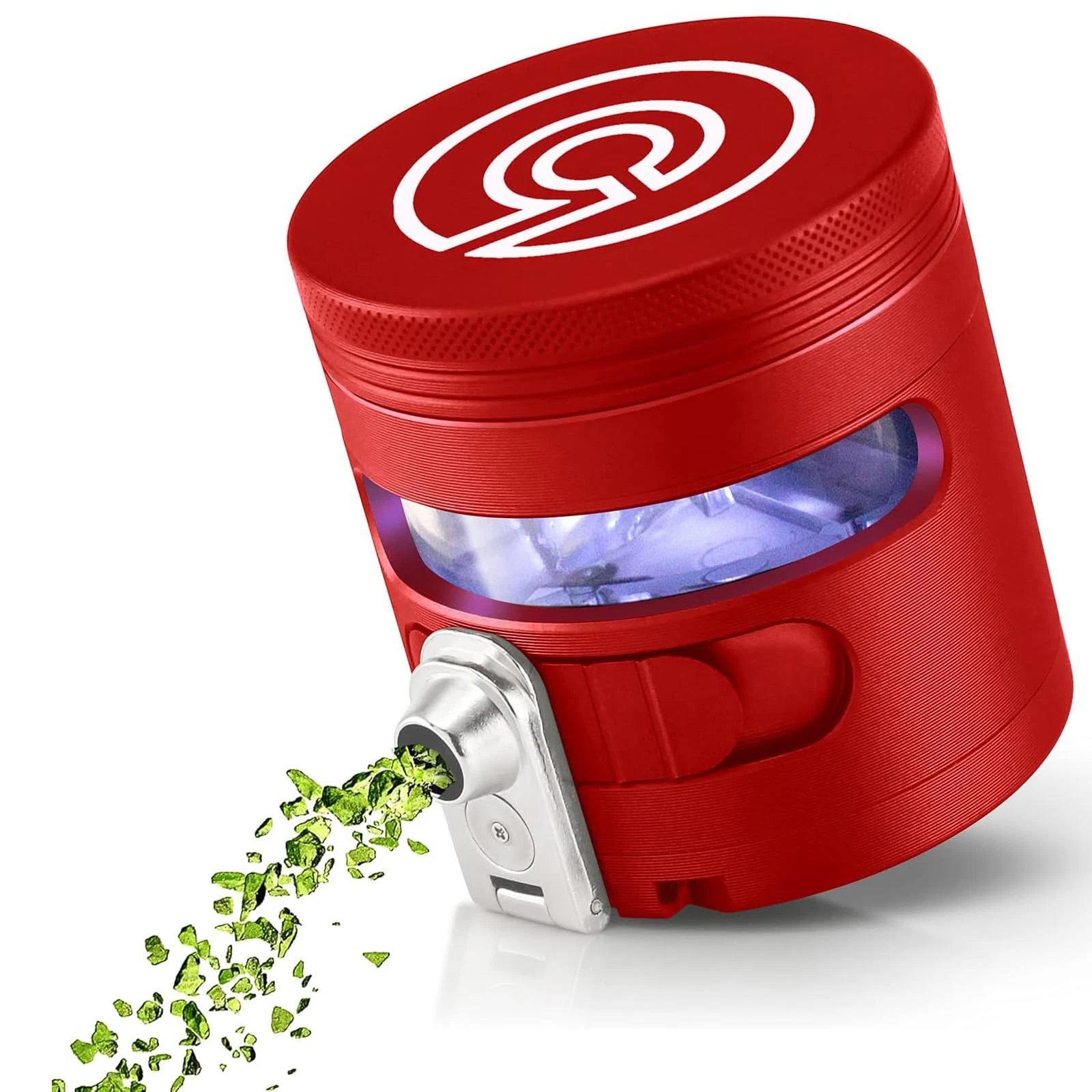 "Manual Grinder with Automatic Dispenser - 2.5” Aluminum Alloy for Home Use"