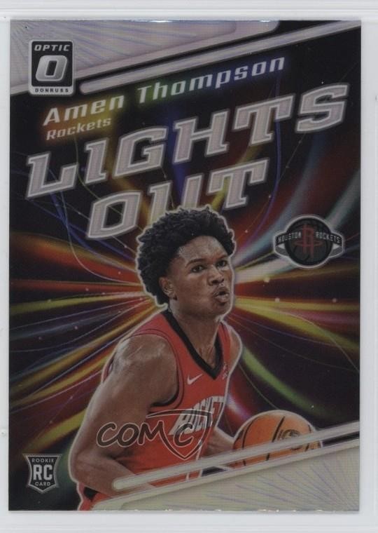 2023-24 Panini Donruss Optic Lights Out Holo Prizm Amen Thompson #15 1e6a