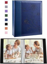 Small Photo Album 4X6 2 Pack, Each Pack with 26 Clear Pages Holds 52 Vertical Ph