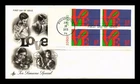 Dr Jim Stamps First Day Of Issue Love Stamp Plate Block 1973 Artcraft Cover