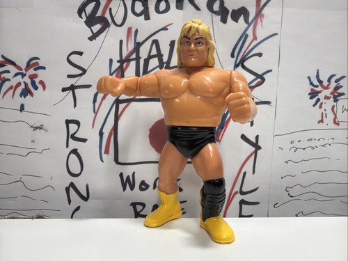 WWF Greg The Hammer Valentine Hasbro Wrestling Fig...