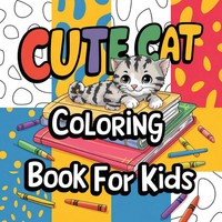 Cute Cat Coloring Book For Kids Laura Bidden Taschenbuch Englisch 2025