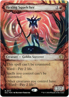 Hexing Squelcher (Showcase Foil) 0317 - Lorwyn Eclipsed ECL - MTG - NM/M