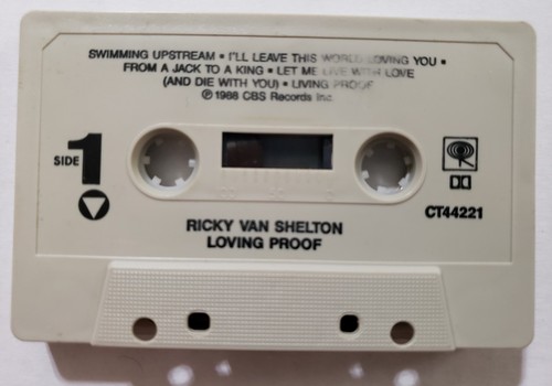 Ricky Van Shelton : Loving Proof (Cassette 1988) - Picture 3 of 5