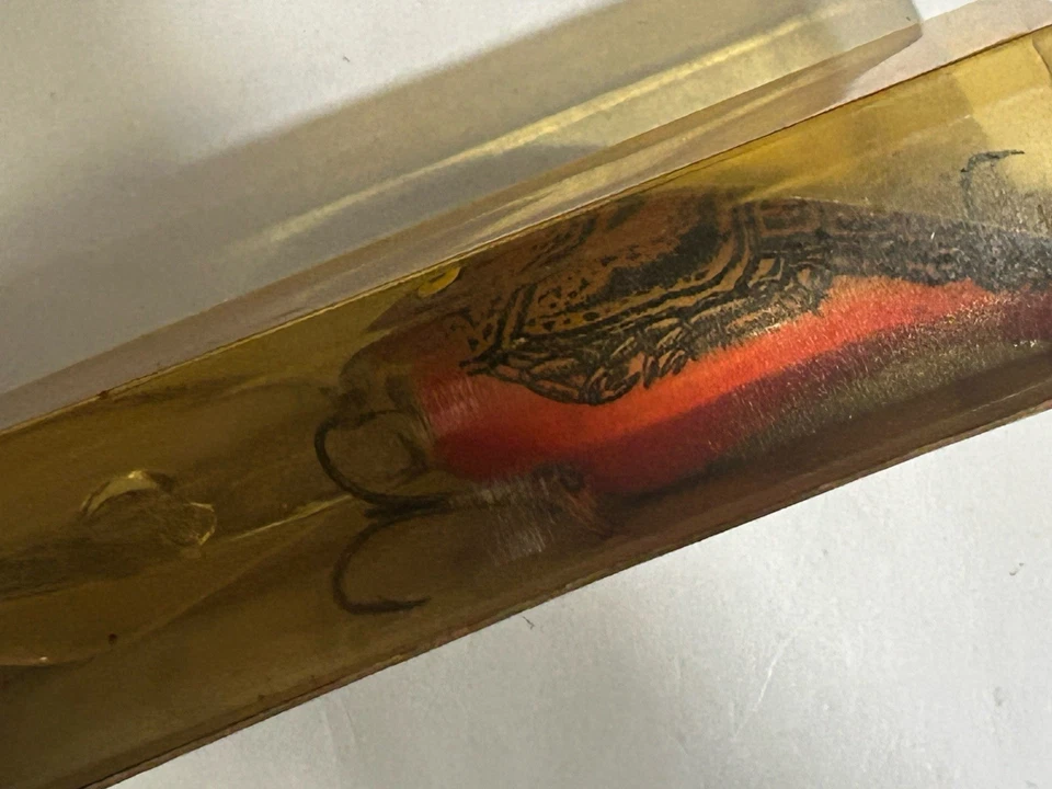 Señuelo Crankbait de Buceo 3" Vintage Tom Mann's Deep Hog 20+ Plus Crawdad Nuevo de Lote Antiguo Foto 3 de 4